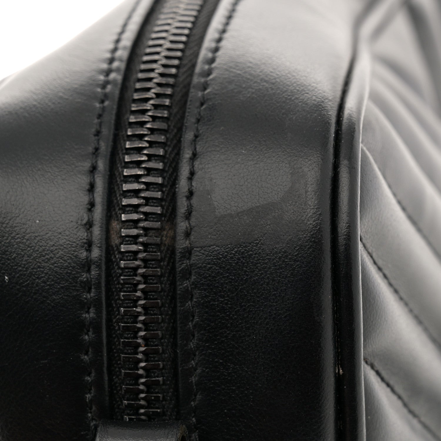 Saint Laurent Calfskin Matelasse Monogram Monochrome Lou Camera Bag Black 11 of 11