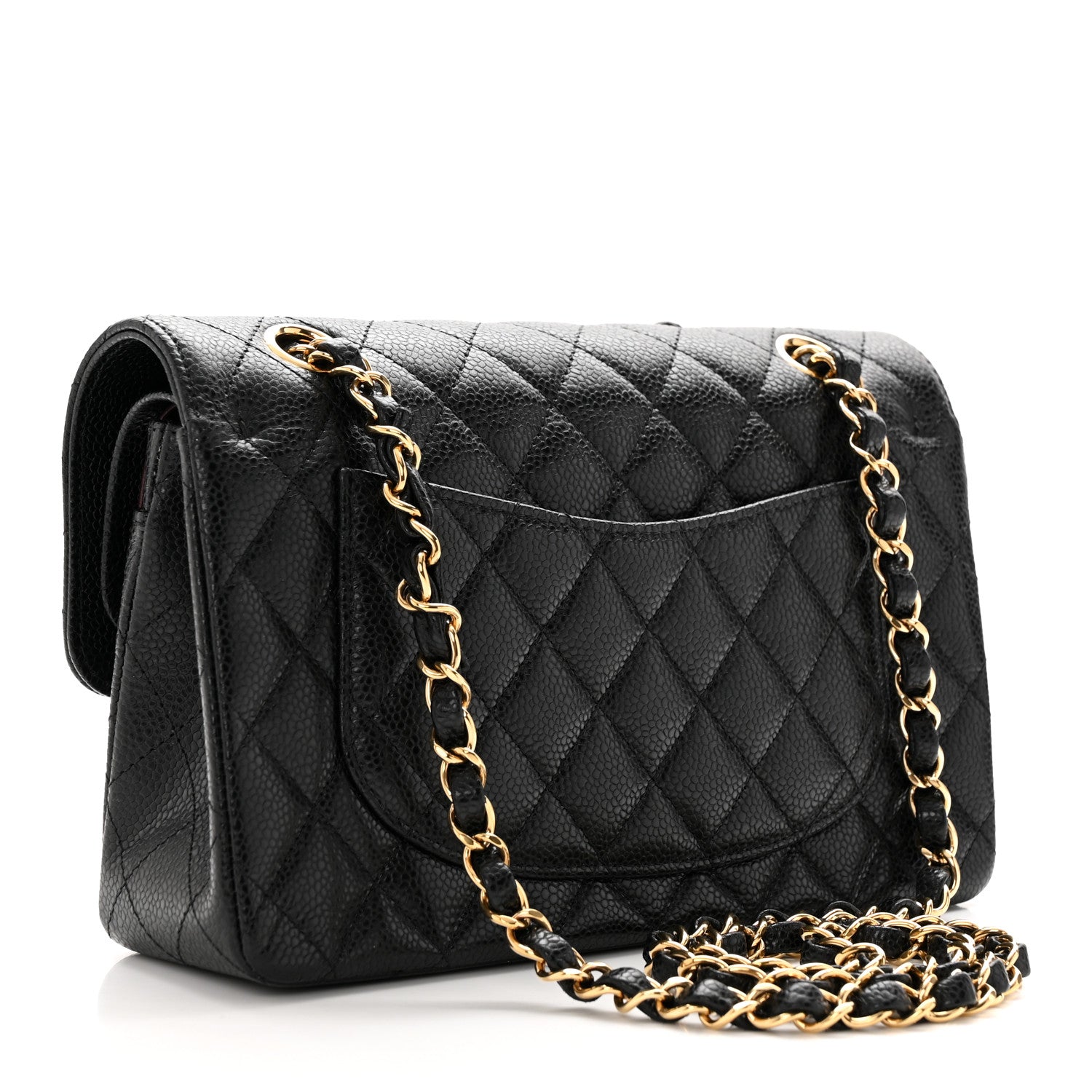 Chanel Caviar Quilted Small Double Flap Black 3 of 11