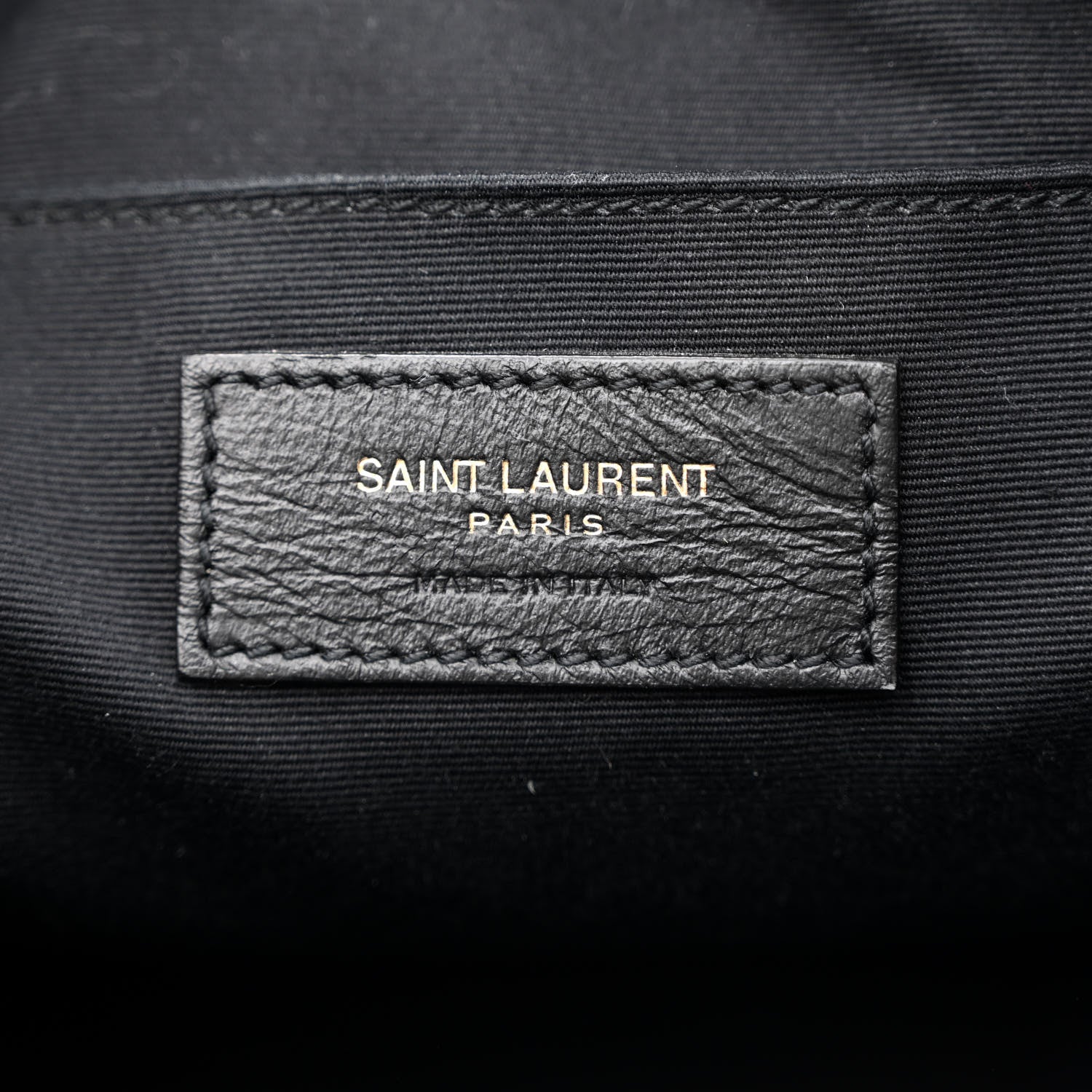 Saint Laurent Calfskin Matelasse Monogram Lou Camera Bag Black 6 of 10