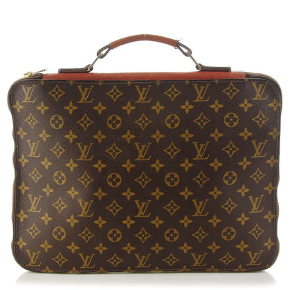 Louis Vuitton Monogram Porte-Documents Poignee Portfolio with Handle 1 of 9