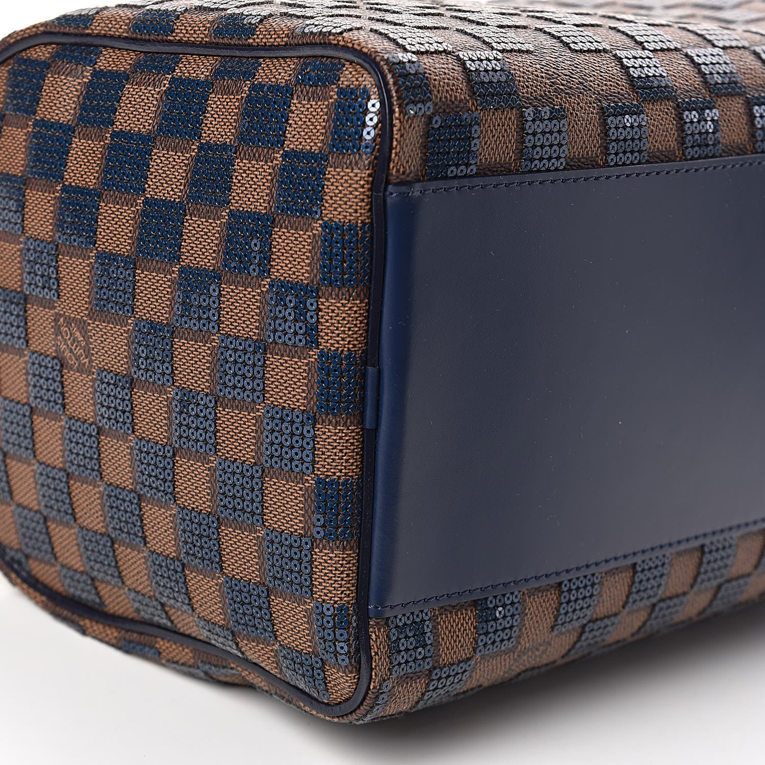 Louis Vuitton Damier Paillettes Speedy 30 Blue 9 of 10