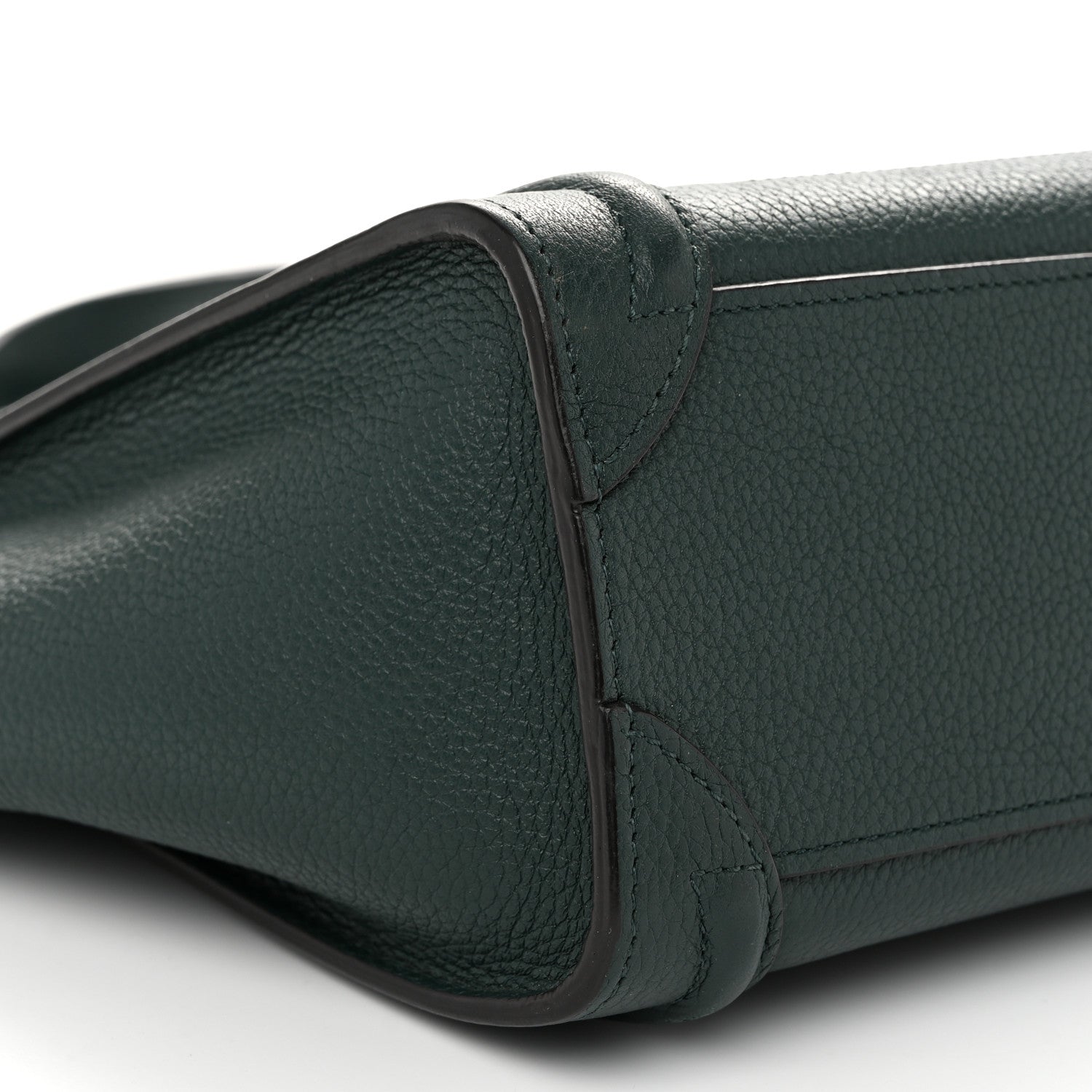 Celine Drummed Calfskin Nano Luggage Amazone 8 of 9