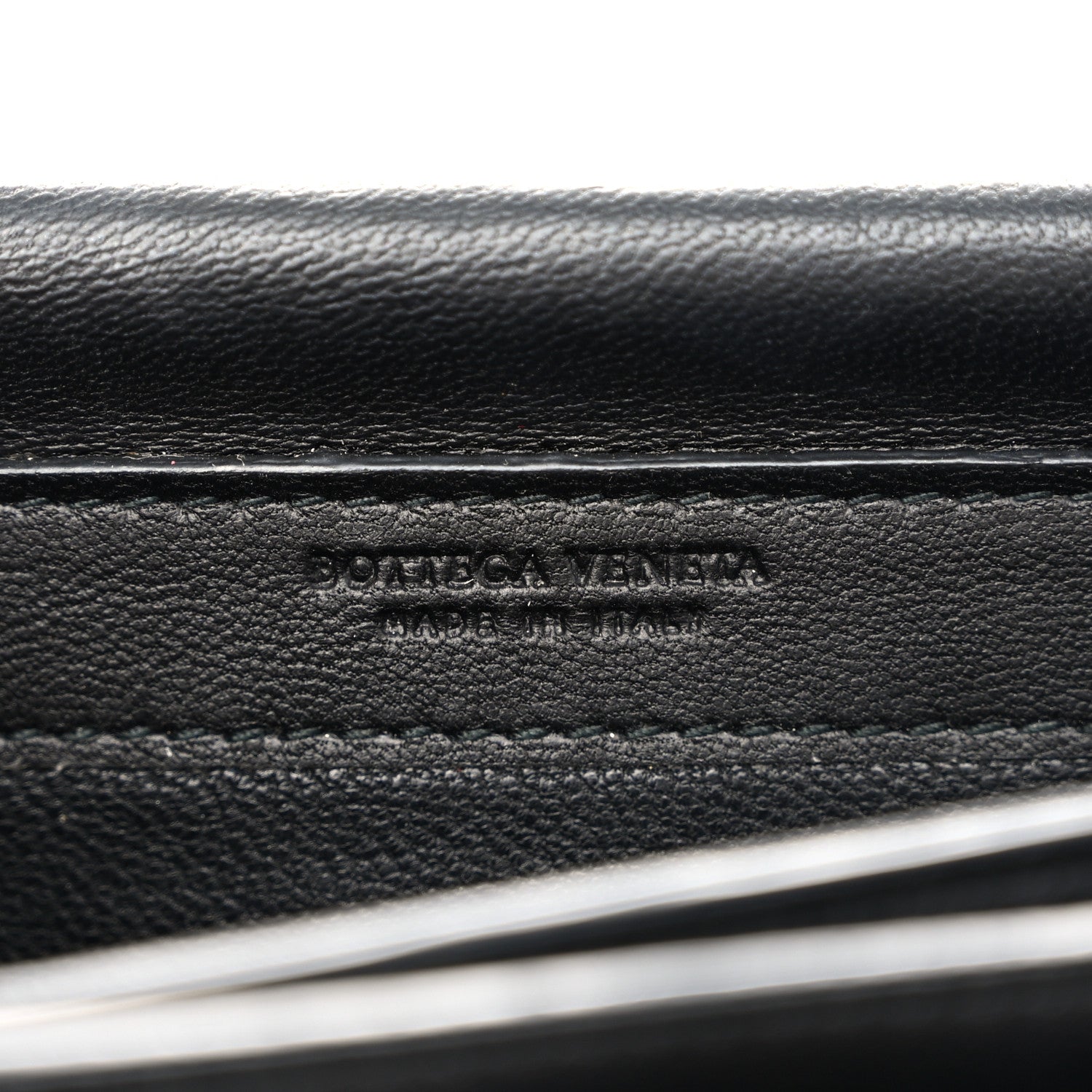 Bottega Veneta Nappa Intrecciato Continental Wallet on Chain Black 6 of 13
