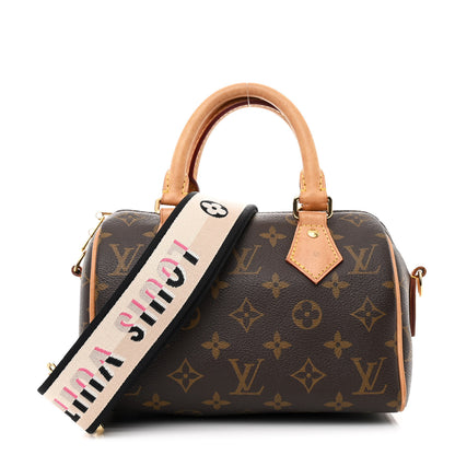 Louis Vuitton Monogram Speedy Bandouliere 20 Black 1 of 14