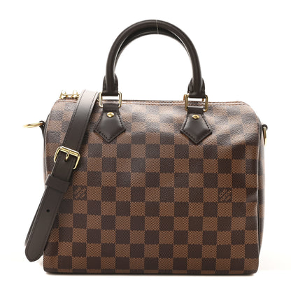Louis Vuitton Damier Ebene Speedy Bandouliere 25 1 of 10