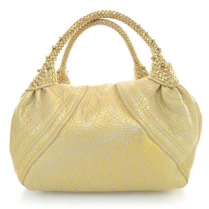 Fendi Nappa Nuvolata Bimetal Spy Oro Argento 3 of 8