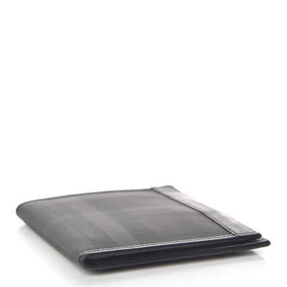 Burberry Smoked Check Bi-Fold Wallet Black 4 of 7
