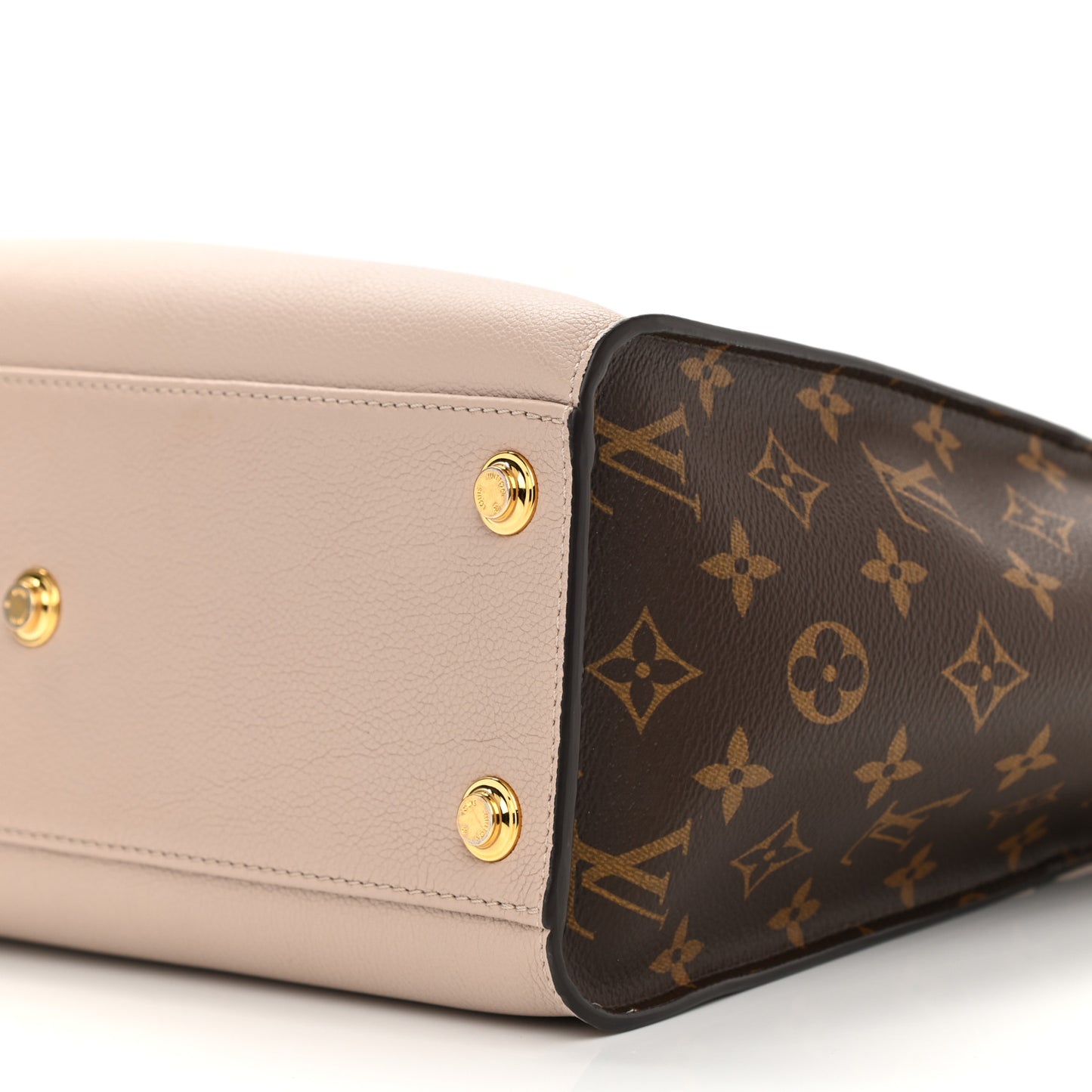 Calfskin Monogram On My Side Greige