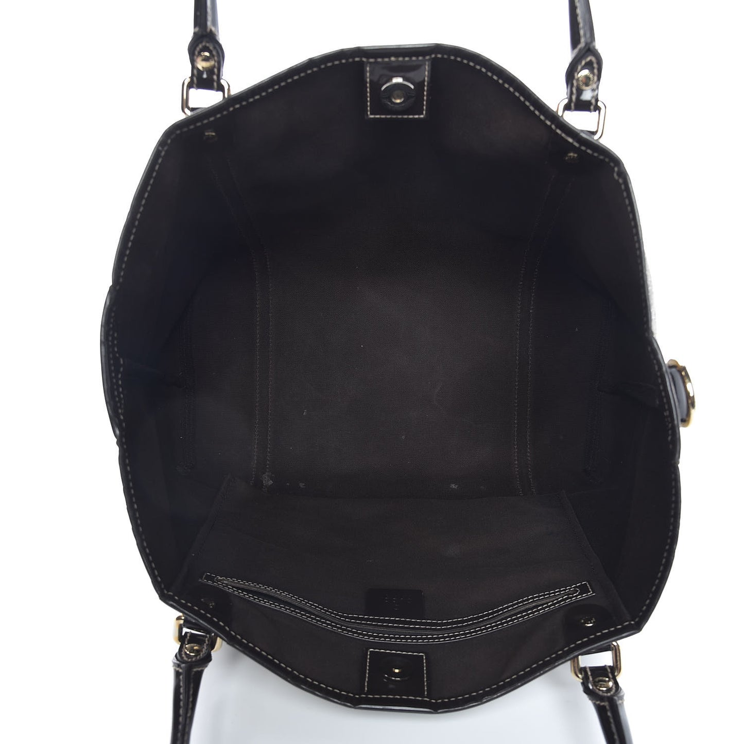 GG Plus Monogram Medium Joy Tote Dark Brown