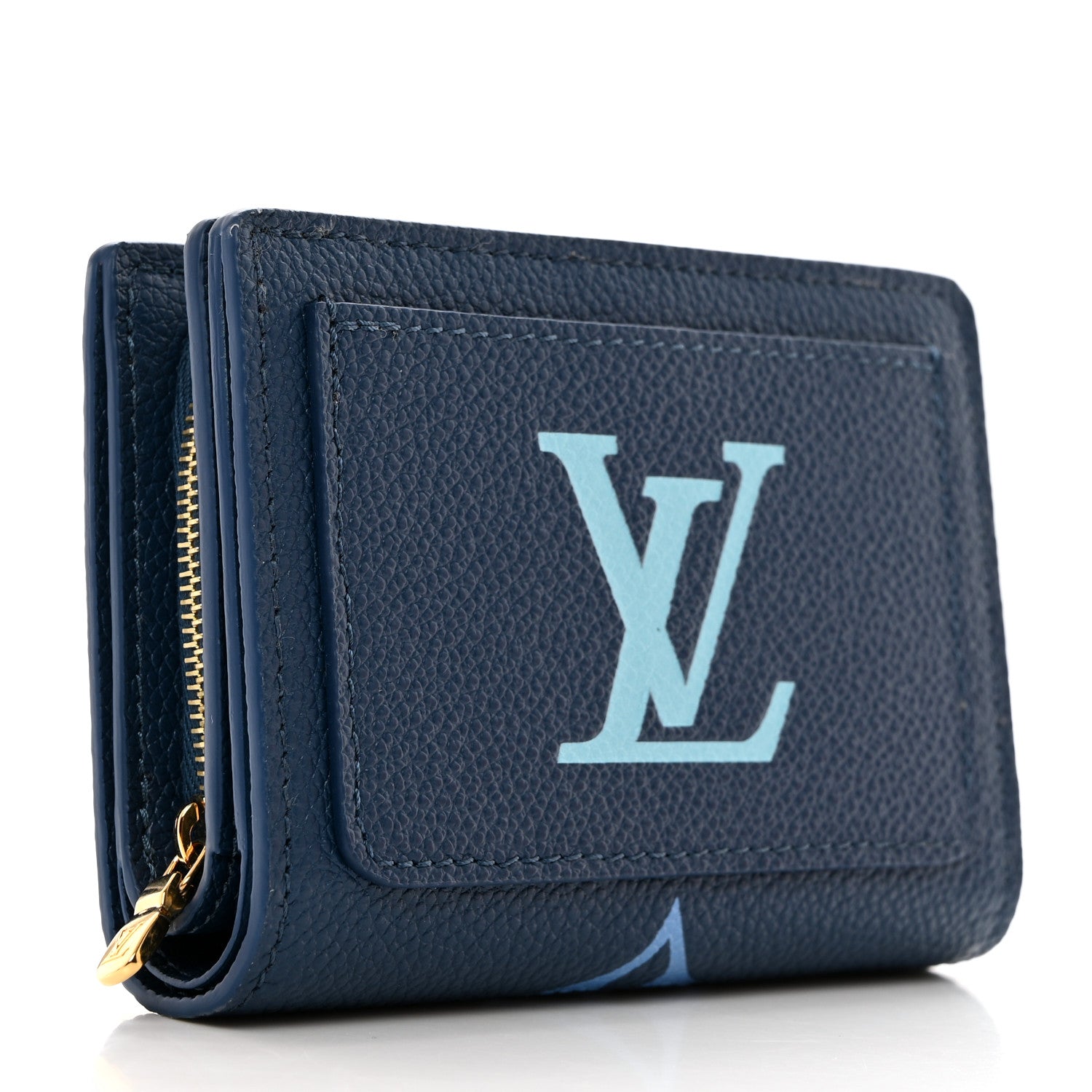 Louis Vuitton Empreinte Monogram Giant LV By The Pool Clea Wallet Gradient Blue 3 of 7
