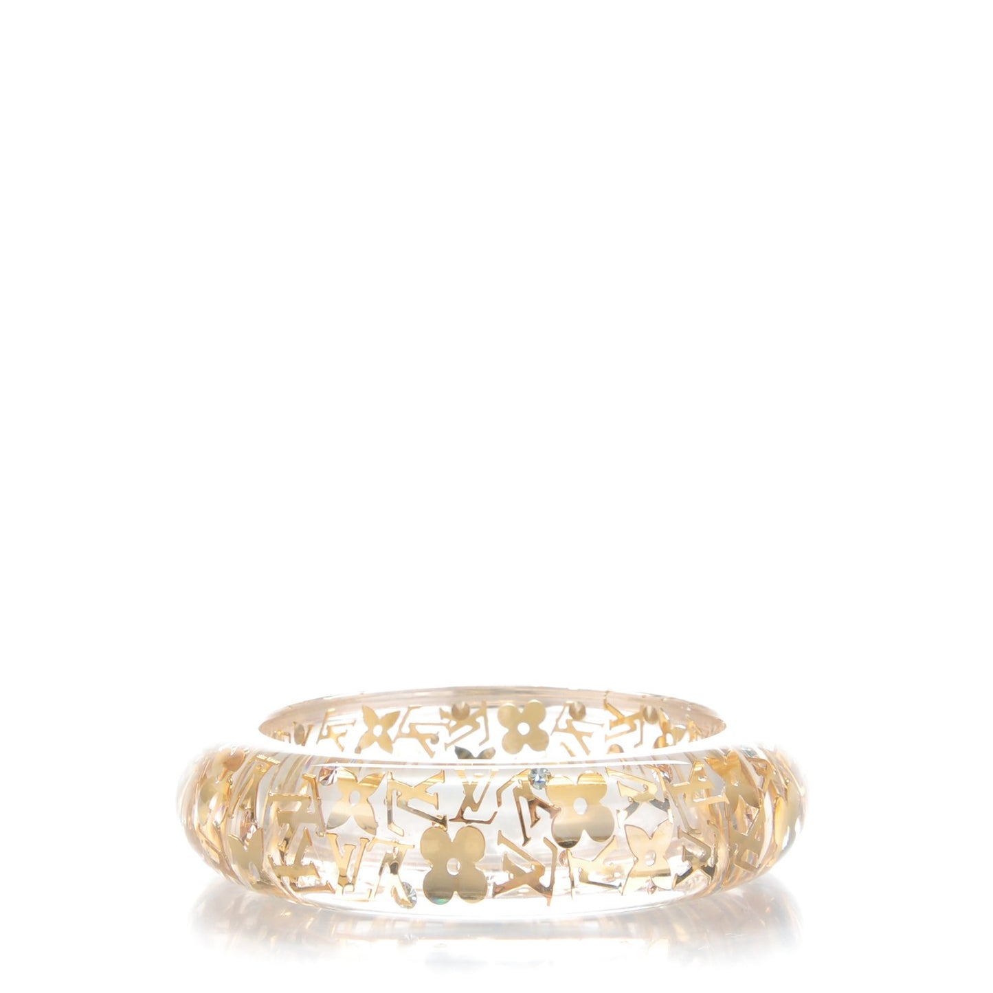 Resin Swarovski Medium Inclusion Bracelet GM Transparent