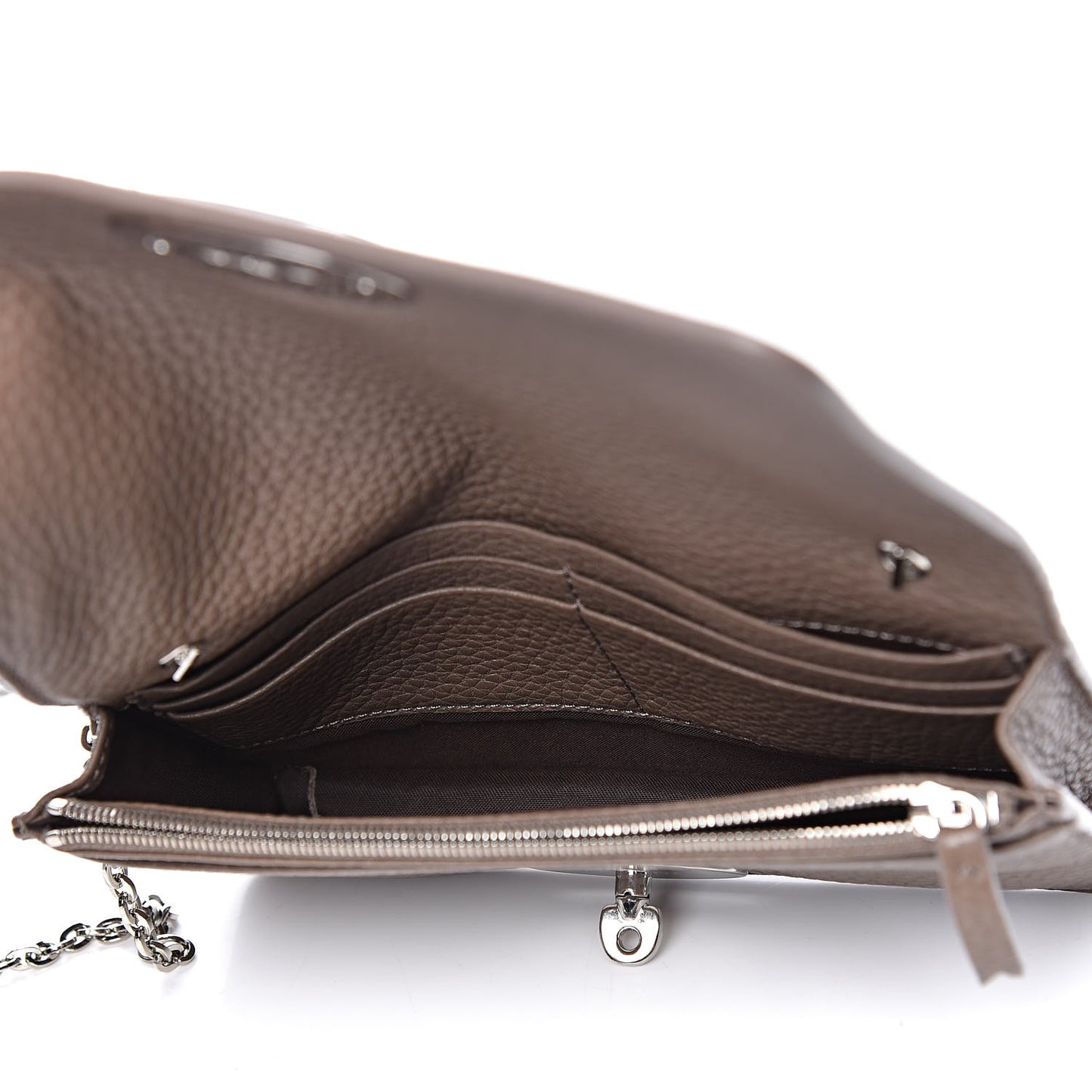 Grainy Print Bayswater Clutch Wallet Taupe
