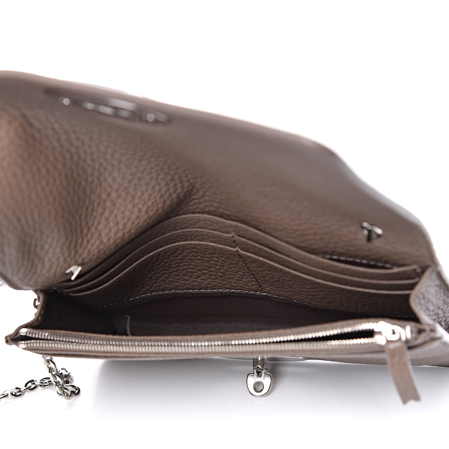 Mulberry Grainy Print Bayswater Clutch Wallet Taupe 5 of 10