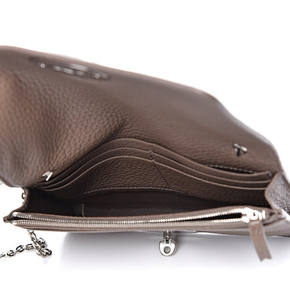 Mulberry Grainy Print Bayswater Clutch Wallet Taupe 5 of 10