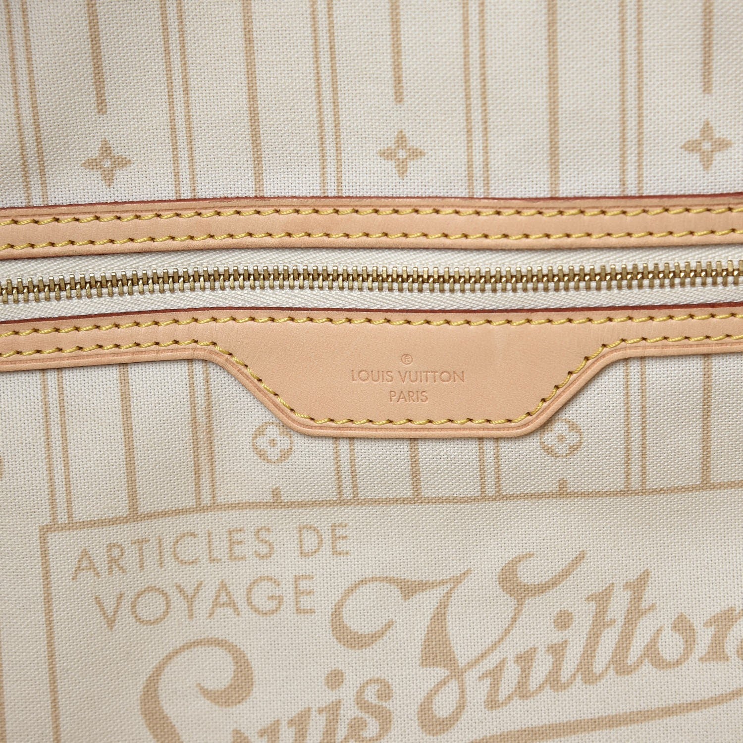 Louis Vuitton Damier Azur Neverfull MM 7 of 17