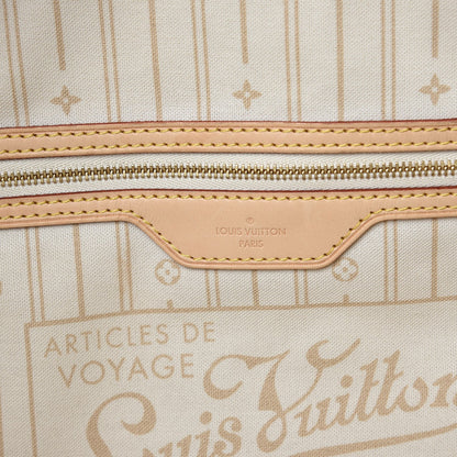 Louis Vuitton Damier Azur Neverfull MM 7 of 17