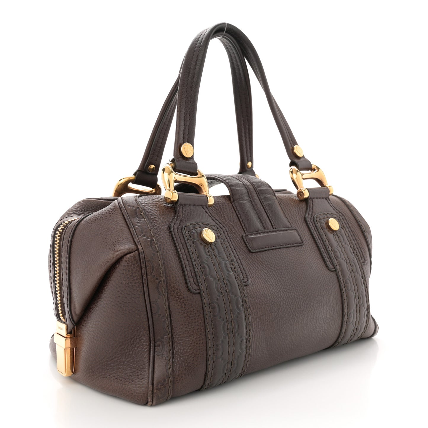 Guccissima Aviatrix Medium Boston Chocolate