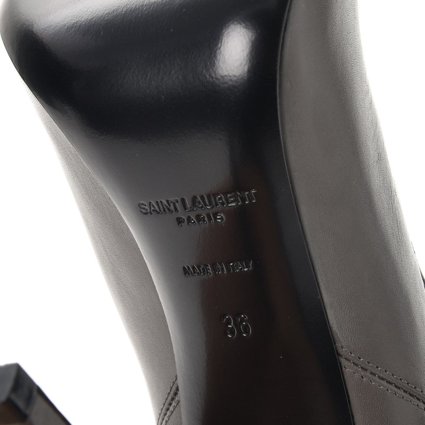 Calfskin Classic Paris Ela 110 Ankle Boots 36 Earth