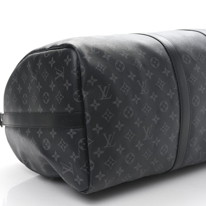 Louis Vuitton Monogram Eclipse Keepall Bandouliere 55 7 of 8