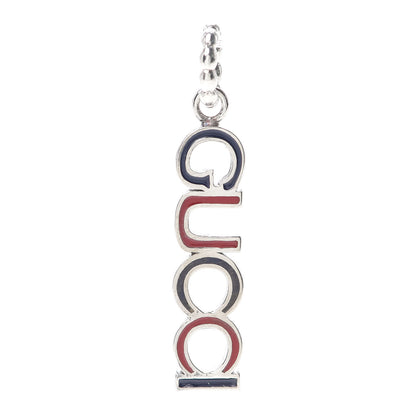 Gucci Sterling Silver Enamel Charm Black Red 1 of 4