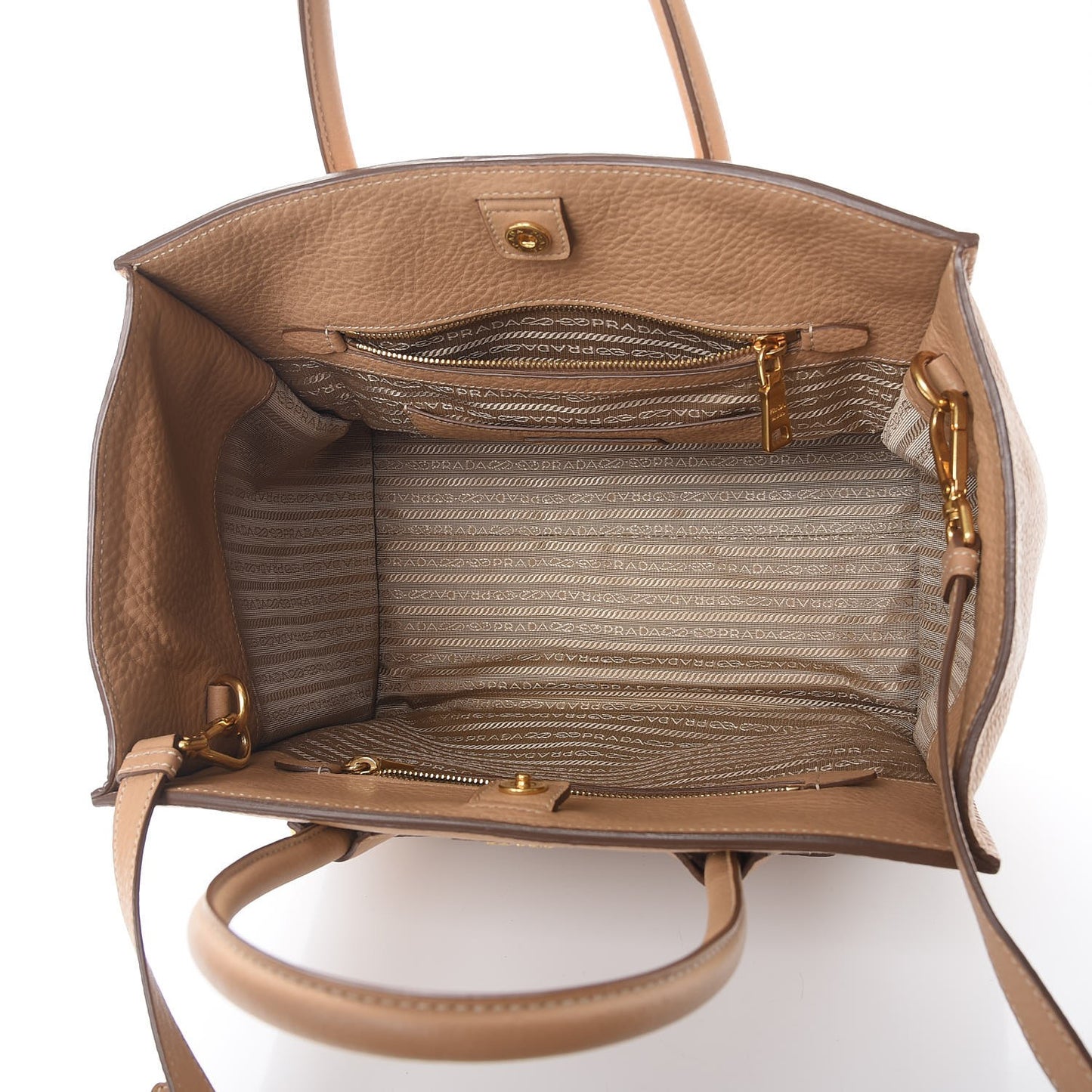 Vitello Daino Shopping Tote Sughero