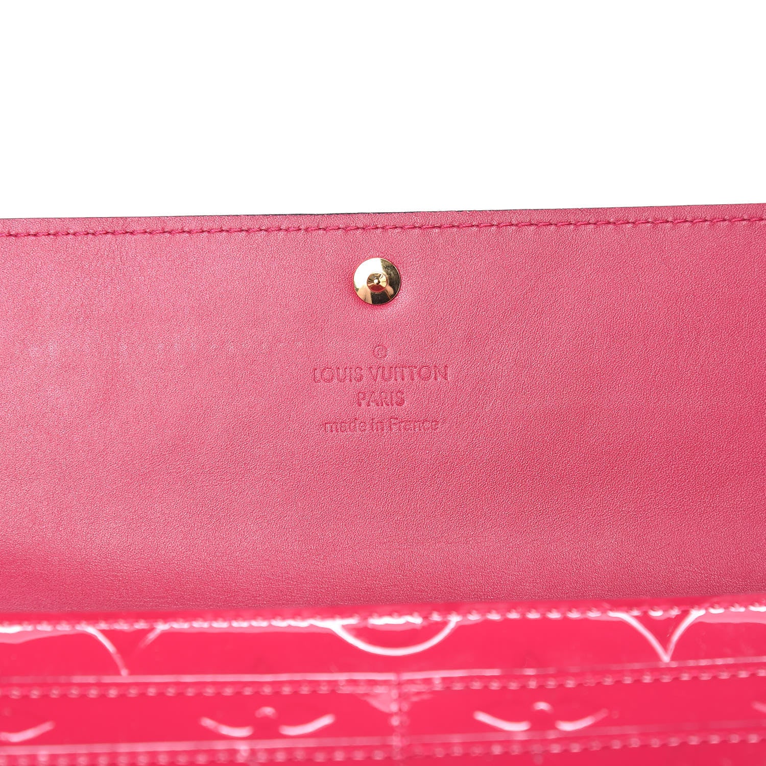 Louis Vuitton Vernis Sarah Wallet Rose Indien 6 of 9