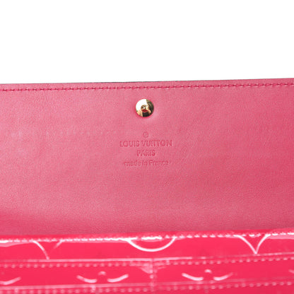Louis Vuitton Vernis Sarah Wallet Rose Indien 6 of 9