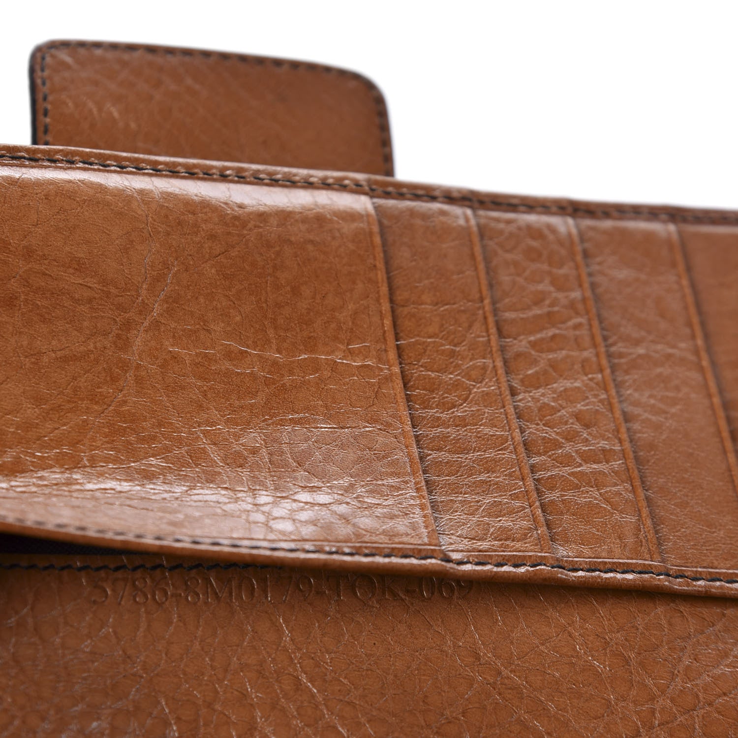 Fendi Zucca Continental Strap Wallet Tobacco 9 of 9
