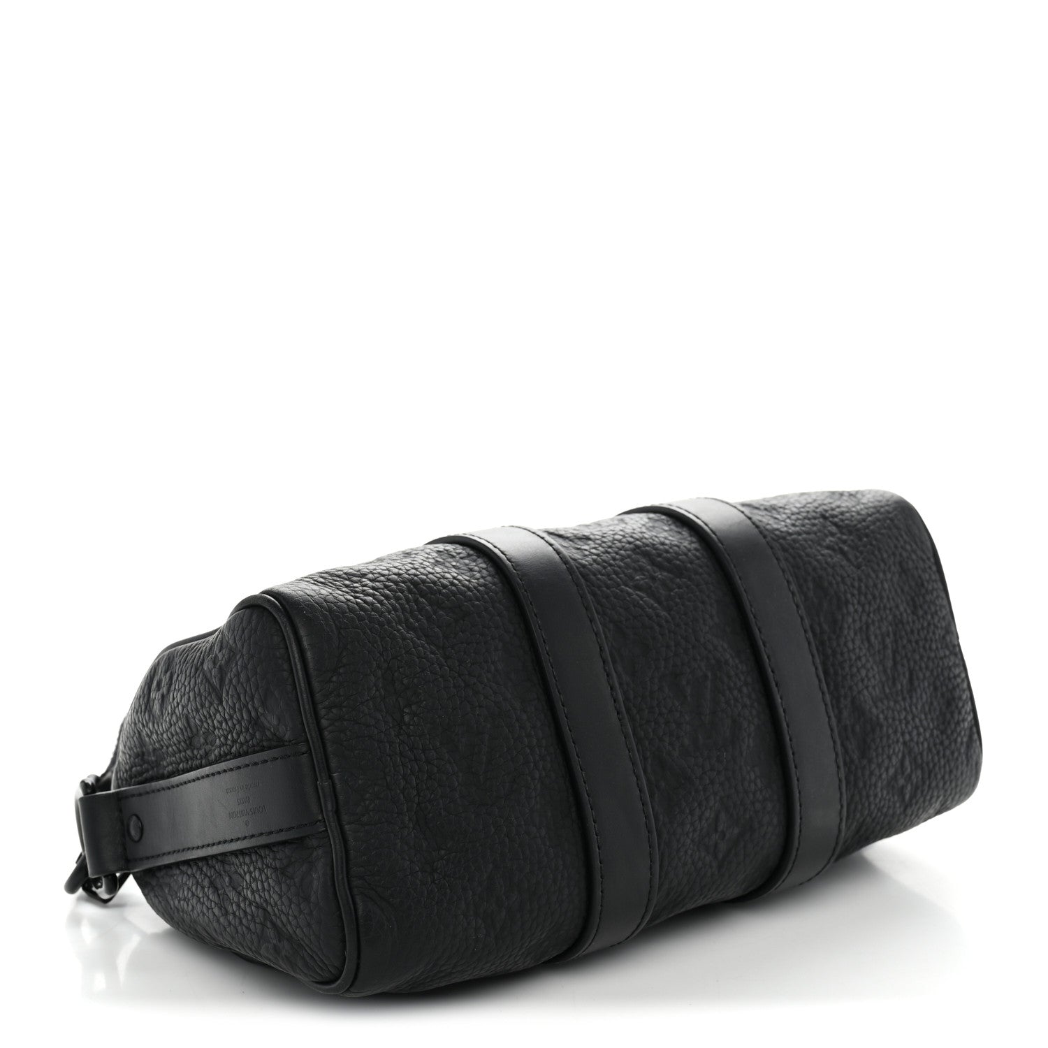 Louis Vuitton Monogram Taurillon Keepall Bandouliere 25 Black 4 of 12