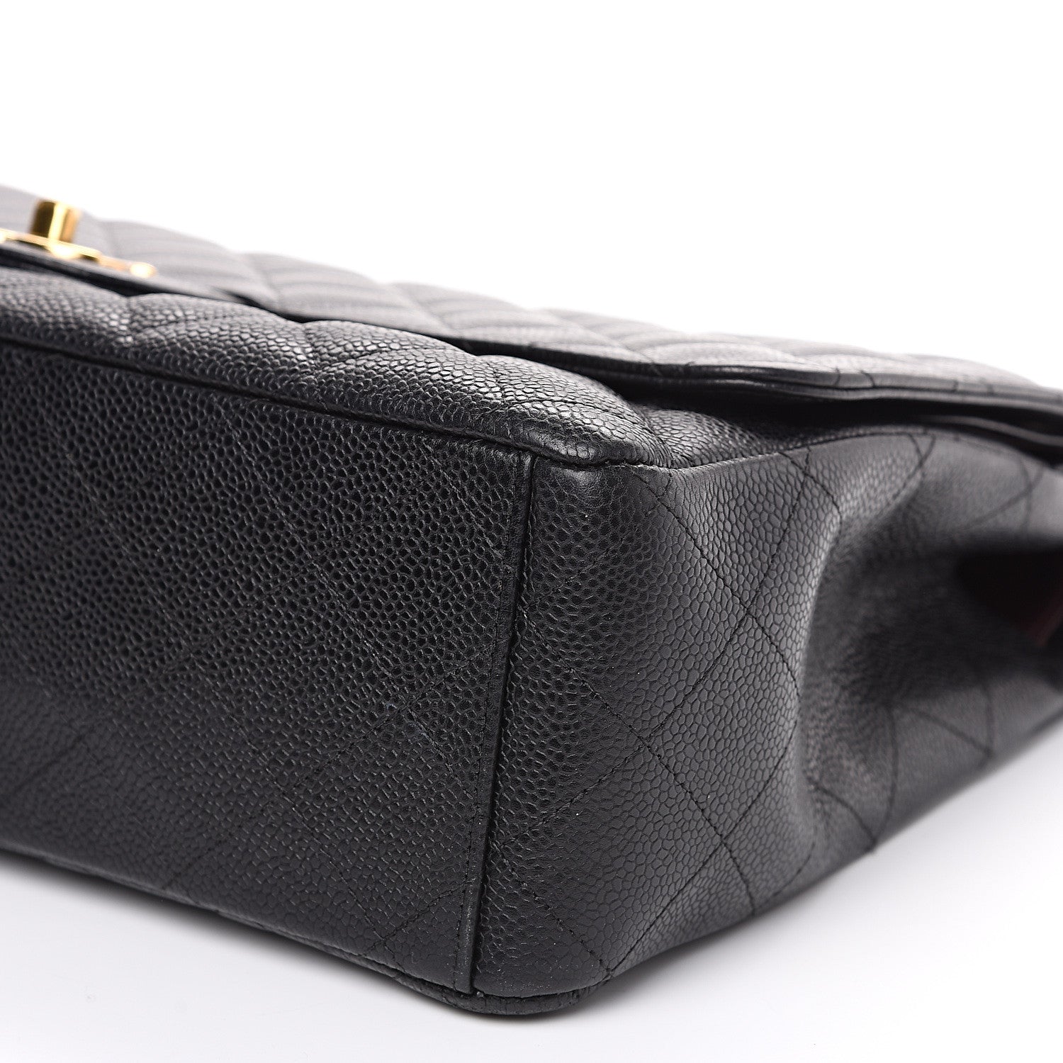 Chanel Caviar Quilted Maxi Double Flap Black 10 of 15