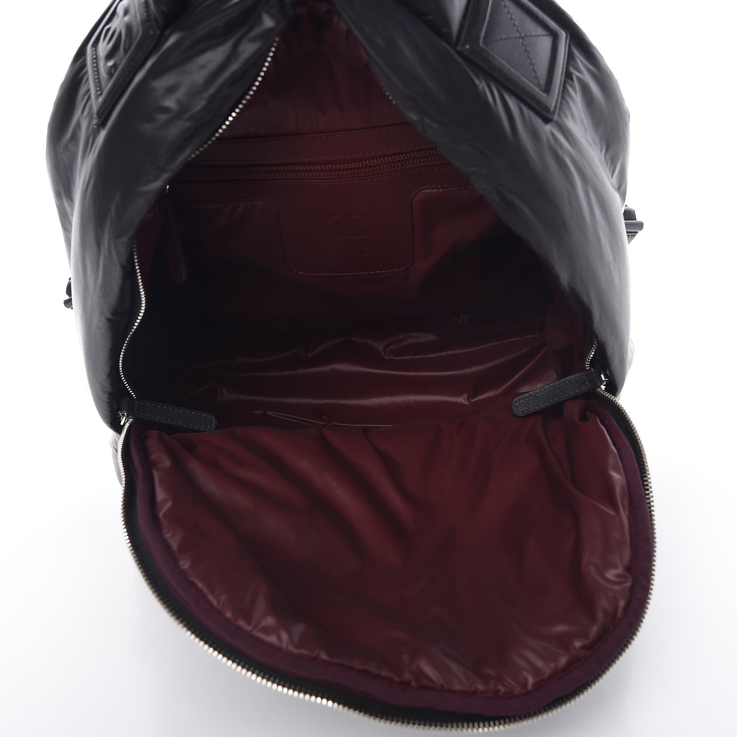 Chanel Nylon Quilted Coco Cocoon Backpack Black 5 of 7