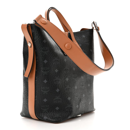 MCM Visetos Small Gunta Shopper Black 3 of 12