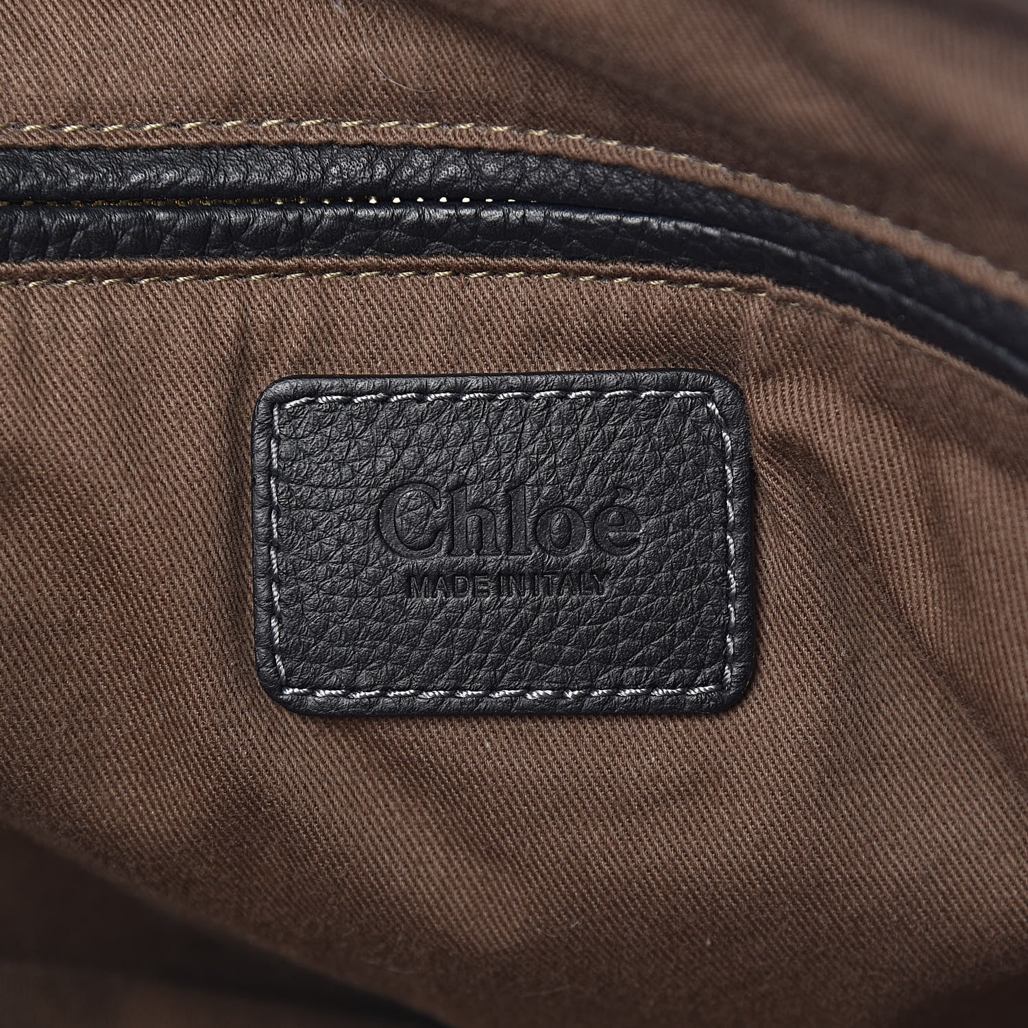 Chloe Calfskin Large Marcie Satchel Black 6 of 10