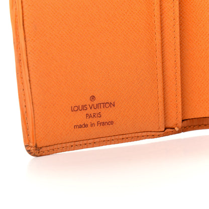 Louis Vuitton Epi French Purse Wallet Mandarin 6 of 14