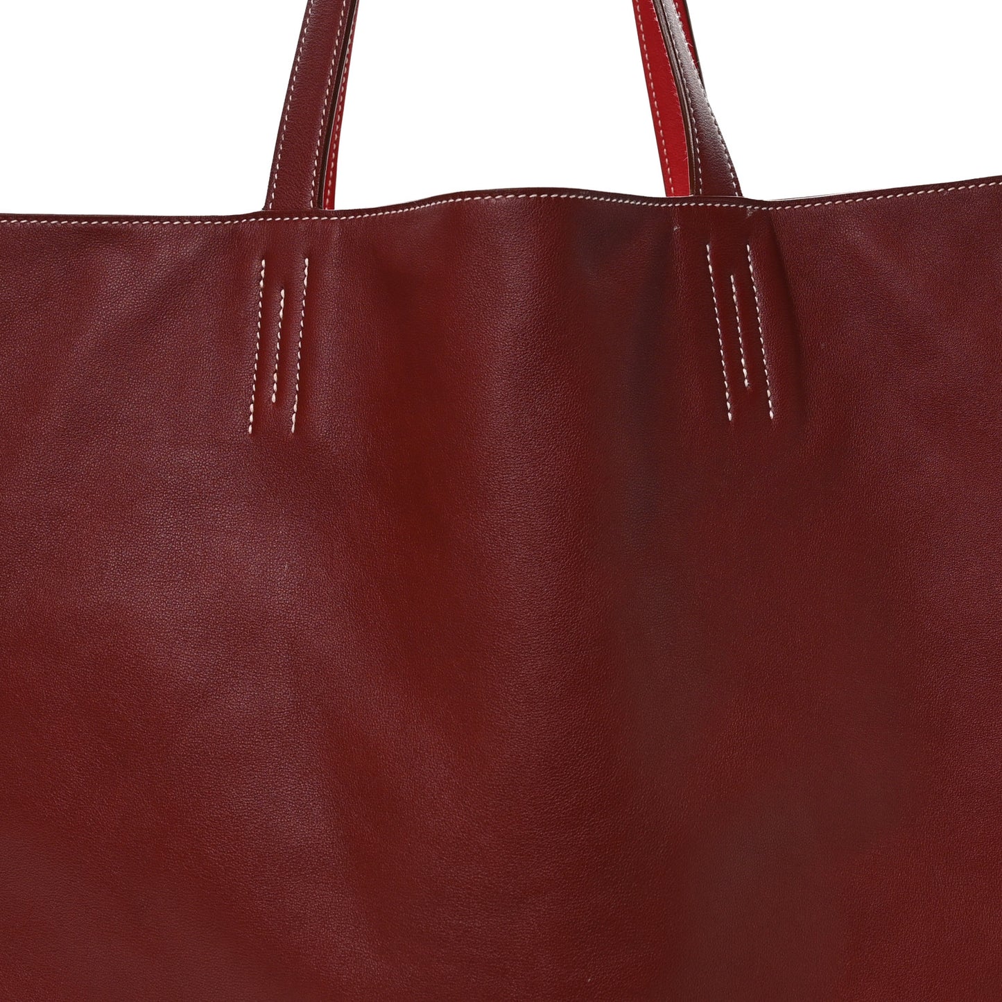 Veau Sikkim Double Sens 50 Maxi Tote Rubis Rose Jaipur