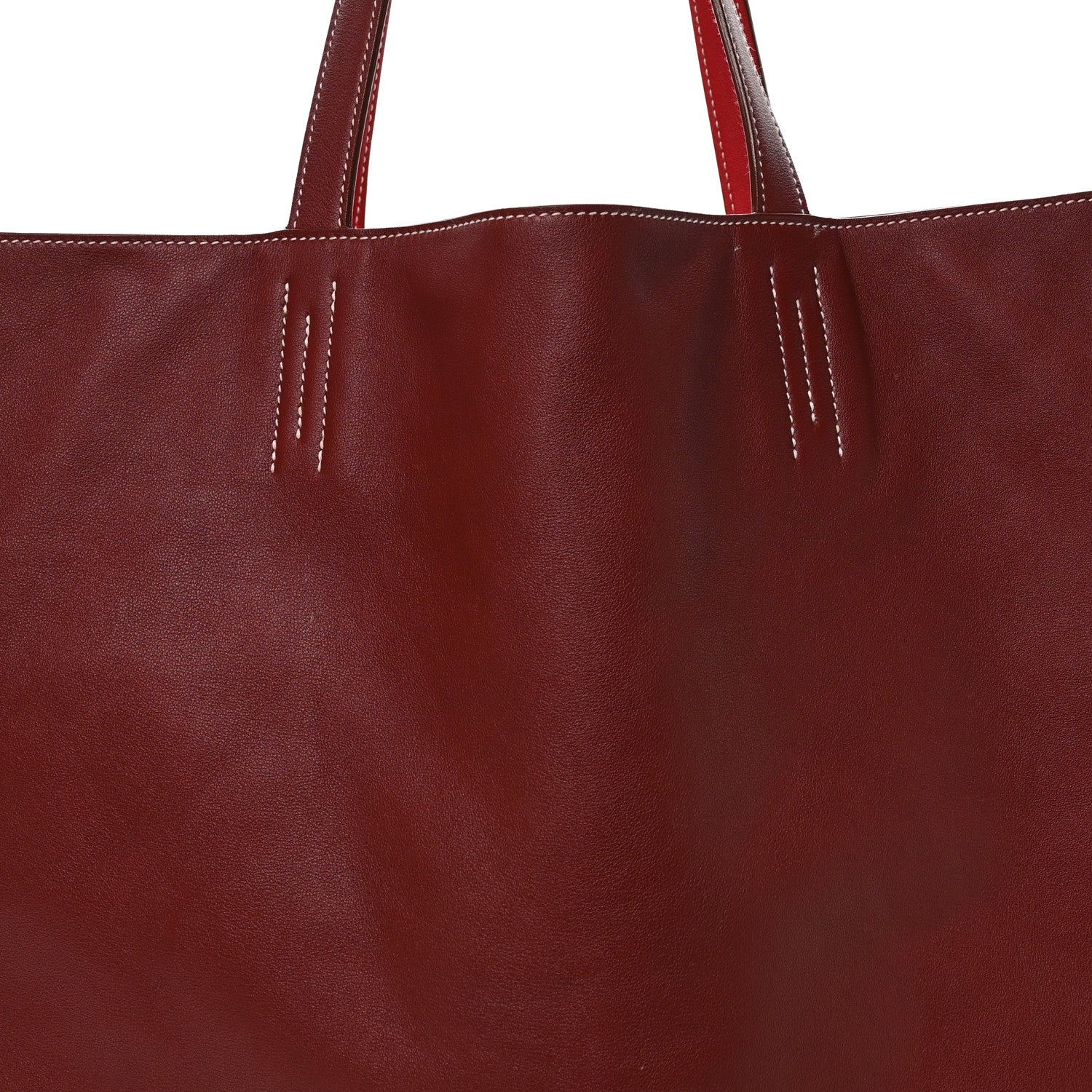 Hermes Veau Sikkim Double Sens 50 Maxi Tote Rubis Rose Jaipur 12 of 17