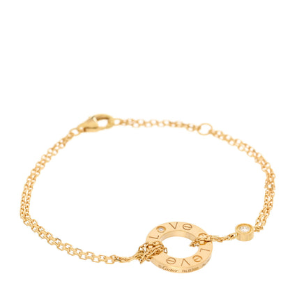 Cartier 18K Yellow Gold Diamond LOVE Bracelet 1 of 5