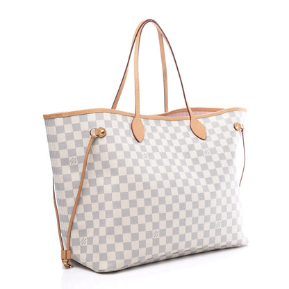 Louis Vuitton Damier Azur Neo Neverfull GM Rose Ballerine 3 of 11
