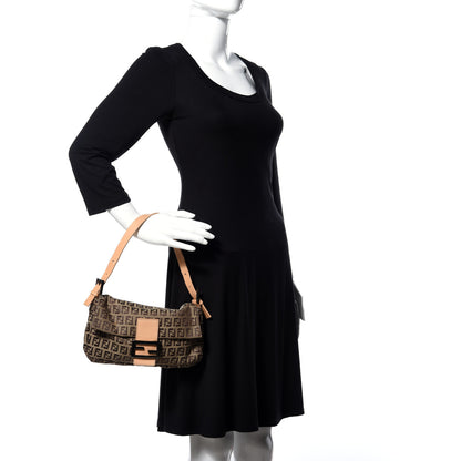 Fendi Zucchino Baguette Tan 2 of 8