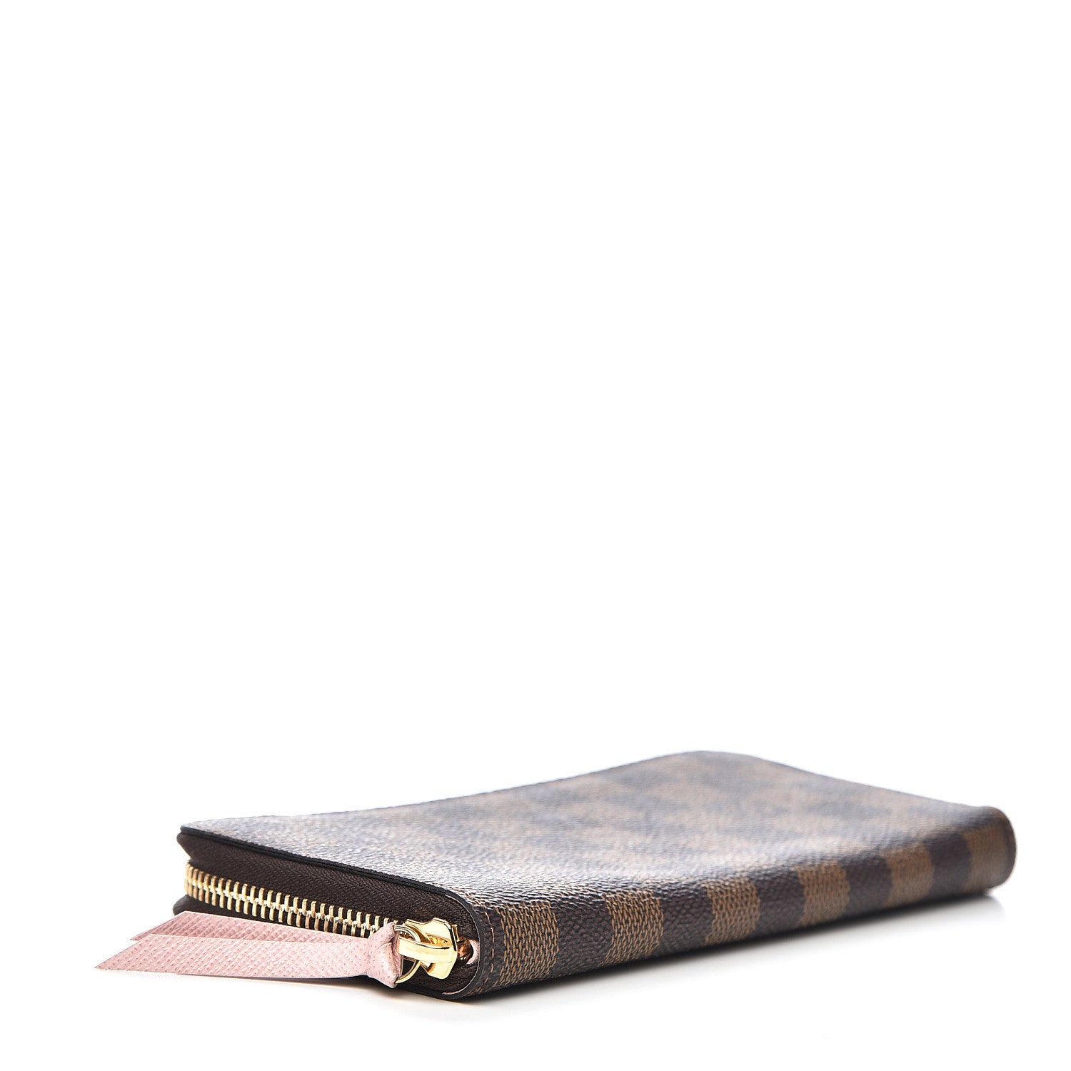 Louis Vuitton Damier Ebene Clemence Wallet Rose Ballerine 4 of 6
