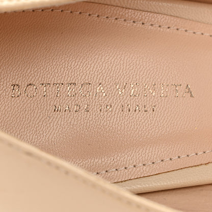 Bottega Veneta Nappa Intrecciato Platform Pumps 38 Nude 8 of 9
