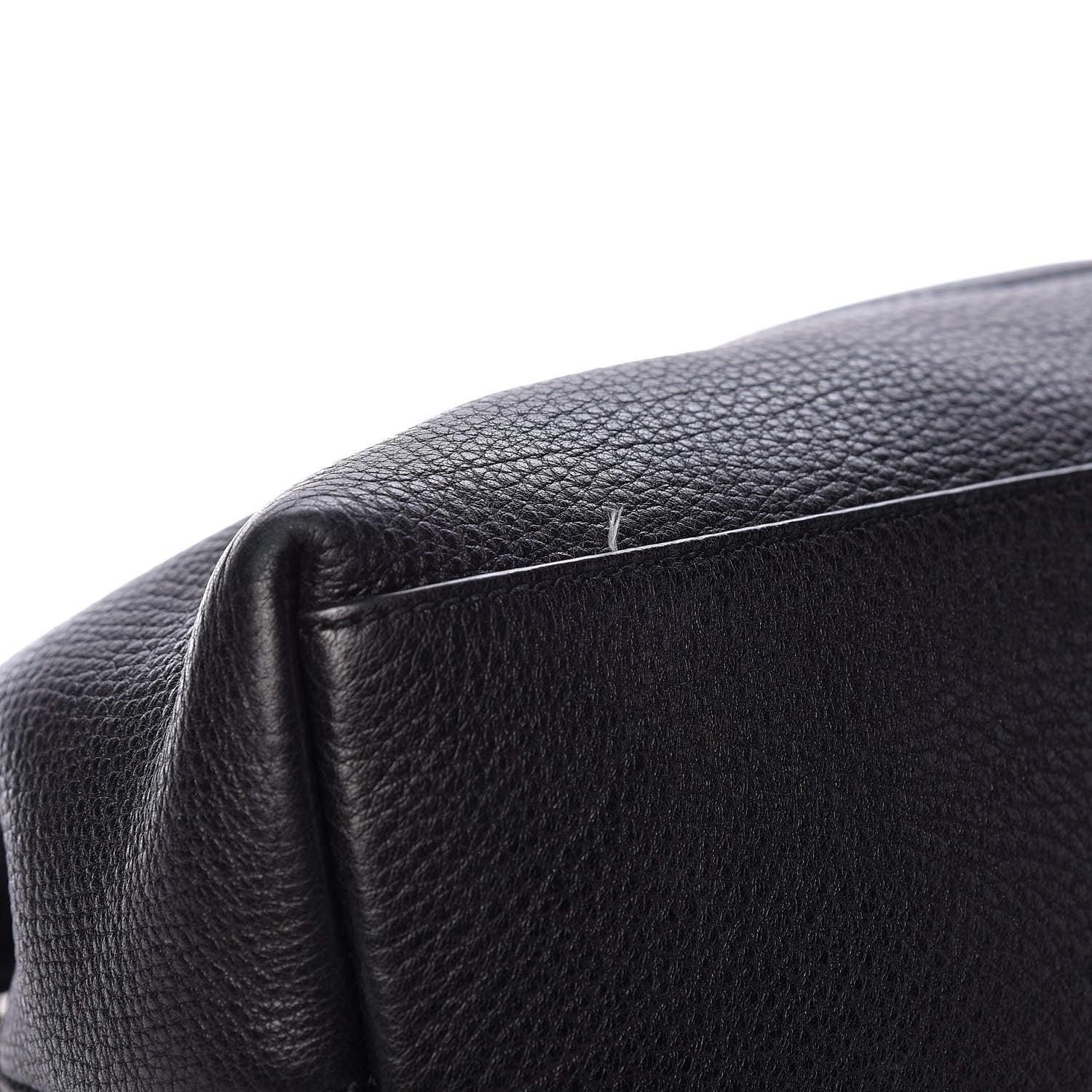 Gucci Pebbled Calfskin Medium Soho Chain Shoulder Bag Black 9 of 11