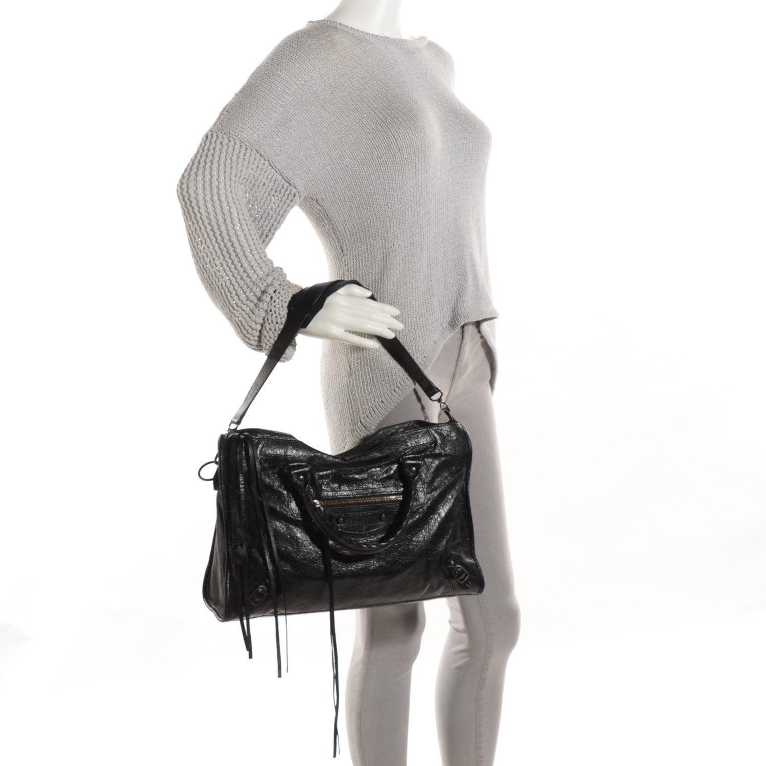 Balenciaga Agneau Classic Hardware City Black 2 of 8