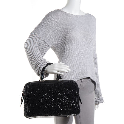 Louis Vuitton Sequin Monogram Sunshine Express Speedy Black 2 of 7