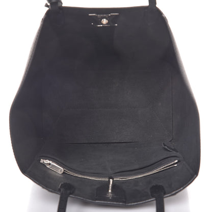 Louis Vuitton Calfskin Lockme Cabas Black 5 of 14