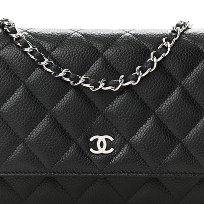 Chanel Caviar Quilted Wallet On Chain WOC Black 8 of 11