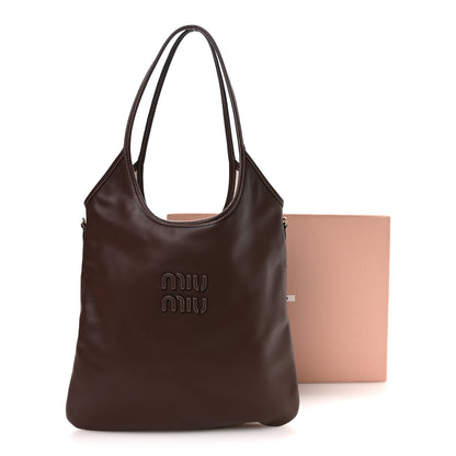 Miu Miu Nappa Ivy Bag Briarwood 9 of 9