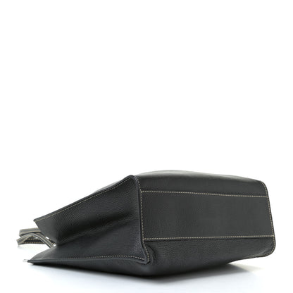 Marc Jacobs Grained Calfskin Grind Shopper Tote Black 7 of 16
