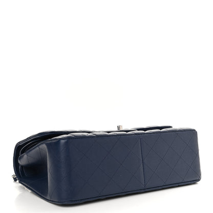 Chanel Caviar Quilted Jumbo Double Flap Navy 4 of 11