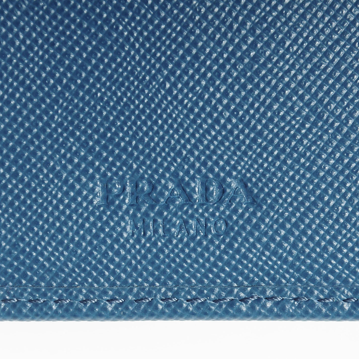 Saffiano Calfskin Document Holder Cobalto